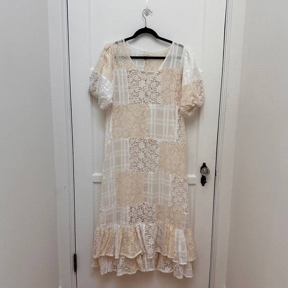 The Odells NWT Patchwork Lace Dress - Picture 2 of 9